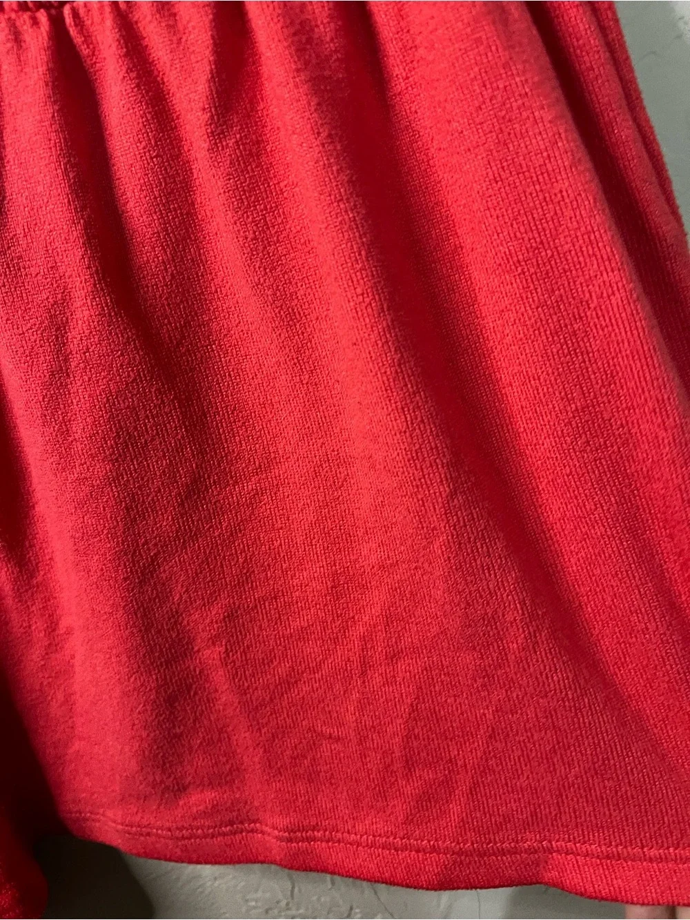 Altar’d State Intimates Red Orange Smocked Waist Lounge Shorts